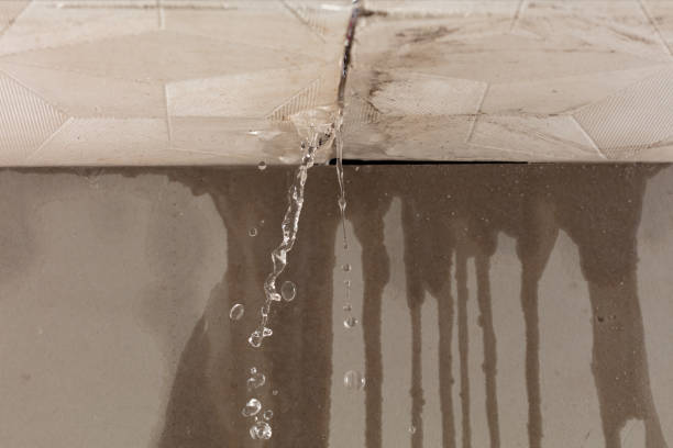 Professional Water Damage Restoration technician working in Sandstone, MN